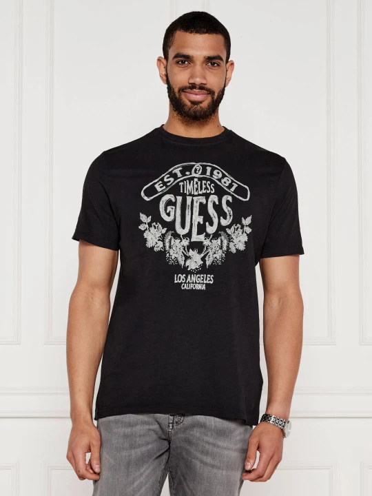 Zdjęcie produktu GUESS T-shirt | Regular Fit czarny