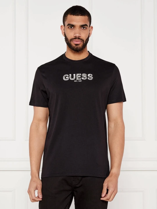 Zdjęcie produktu GUESS T-shirt | Regular Fit czarny
