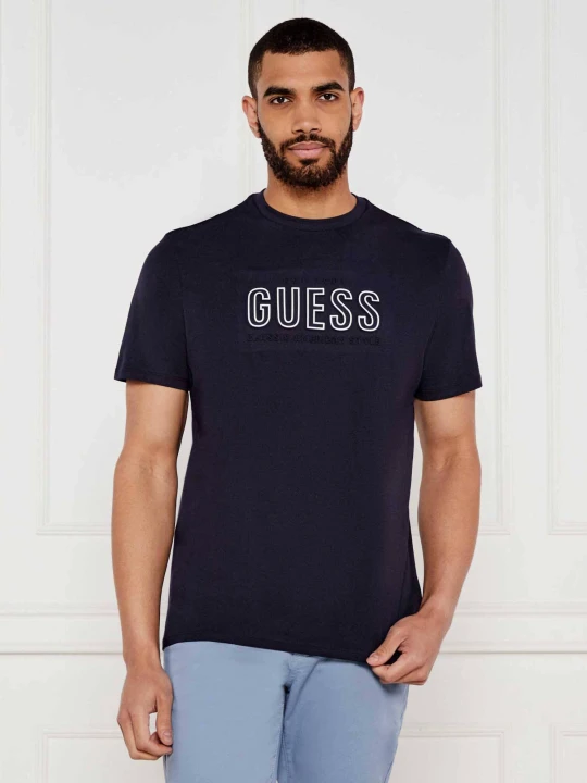 Zdjęcie produktu GUESS T-shirt | Regular Fit granatowy