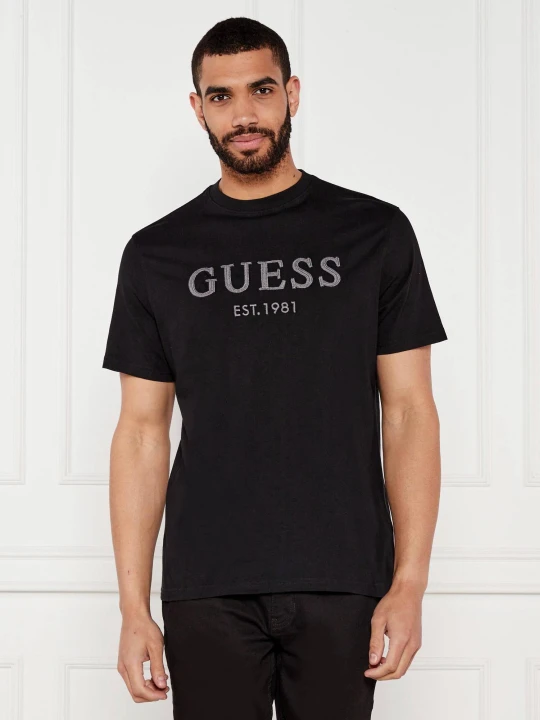Zdjęcie produktu GUESS T-shirt | Regular Fit czarny