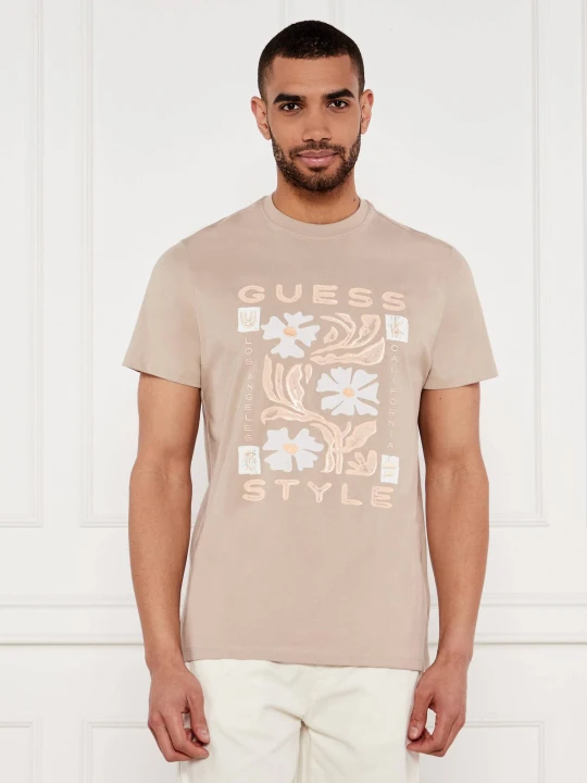 Zdjęcie produktu GUESS T-shirt | Regular Fit beżowy