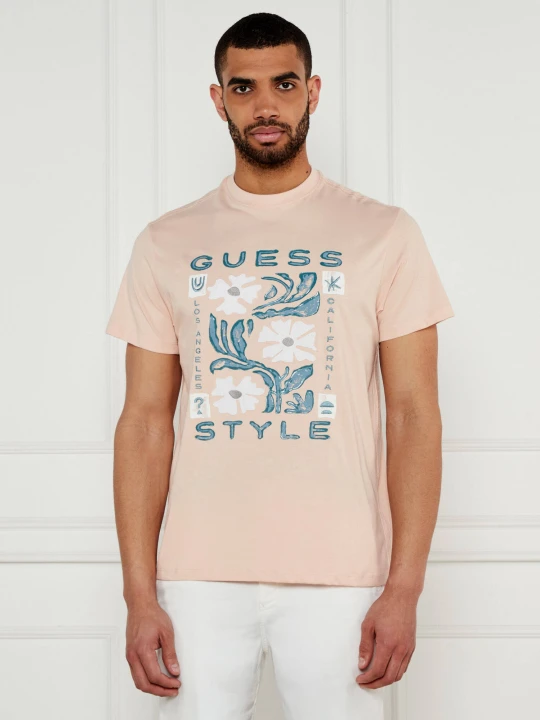 Zdjęcie produktu GUESS T-shirt | Regular Fit brzoskwiniowy