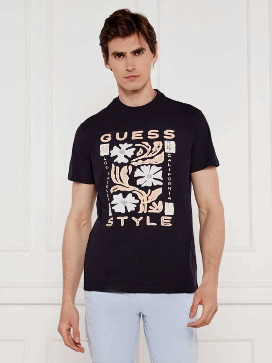 Zdjęcie produktu GUESS T-shirt | Regular Fit granatowy