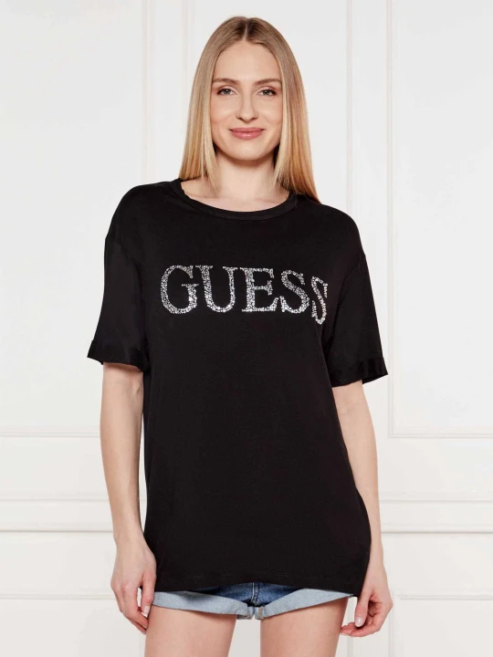Zdjęcie produktu Guess T-shirt | Regular Fit czarny