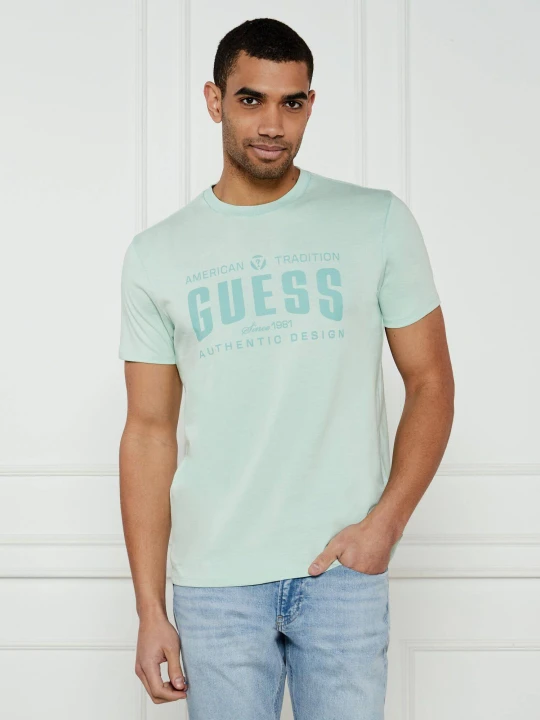 Zdjęcie produktu GUESS T-shirt | Regular Fit miętowy