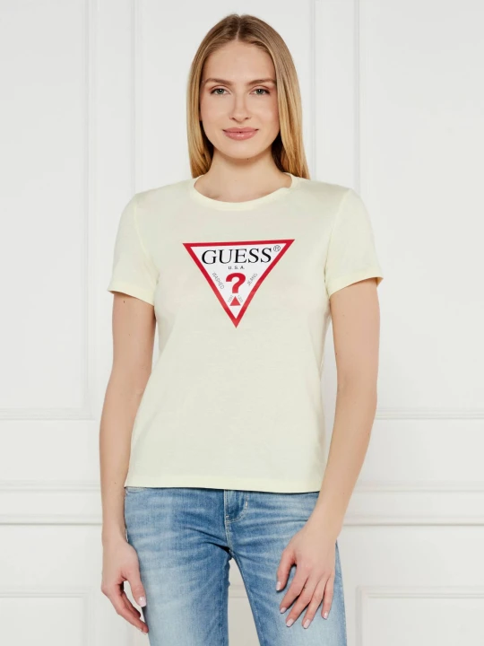 Zdjęcie produktu GUESS T-shirt | Regular Fit żółty