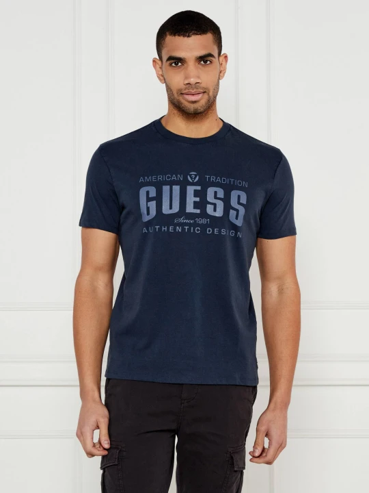 Zdjęcie produktu GUESS T-shirt | Regular Fit granatowy
