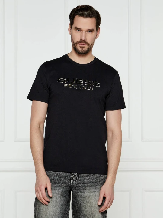 Zdjęcie produktu GUESS T-shirt | Regular Fit czarny