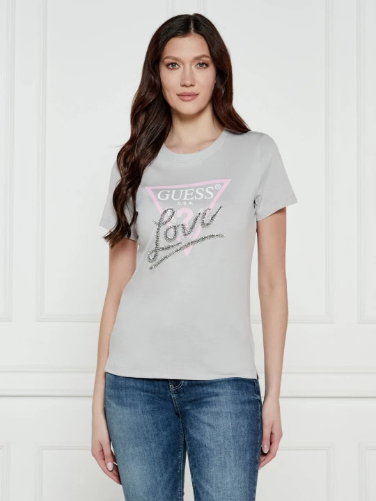 Zdjęcie produktu GUESS T-shirt | Regular Fit szary