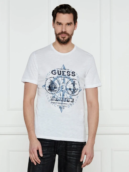 Zdjęcie produktu GUESS T-shirt | Regular Fit biały