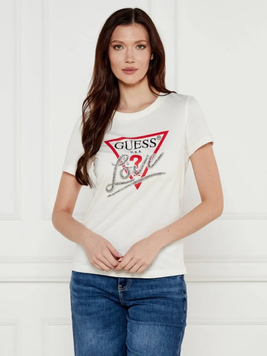 Zdjęcie produktu GUESS T-shirt | Regular Fit biały