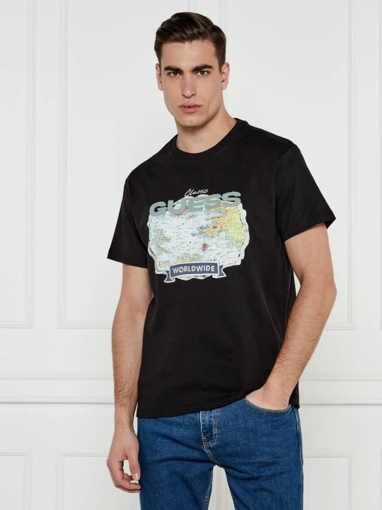 Zdjęcie produktu GUESS T-shirt | Regular Fit czarny