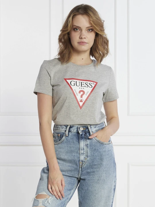 Zdjęcie produktu GUESS T-shirt | Regular Fit szary