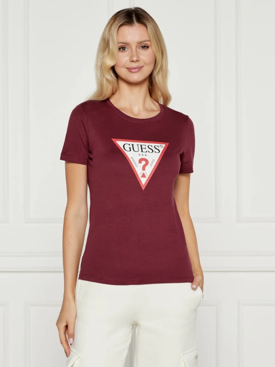 Zdjęcie produktu GUESS T-shirt | Regular Fit bordowy