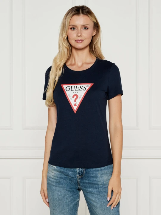 Zdjęcie produktu GUESS T-shirt | Regular Fit granatowy