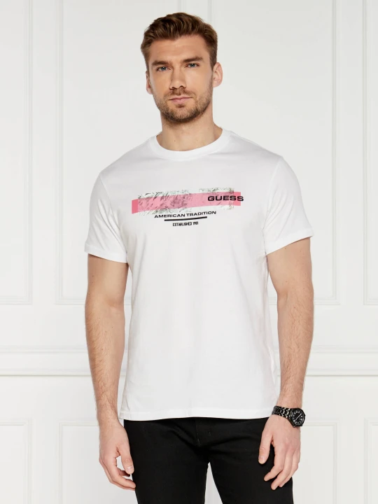 Zdjęcie produktu GUESS T-shirt | Regular Fit biały