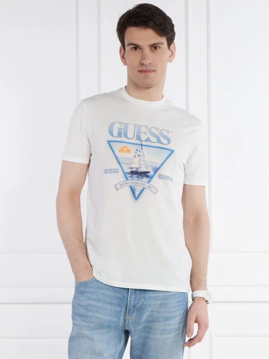 Zdjęcie produktu GUESS T-shirt | Regular Fit biały