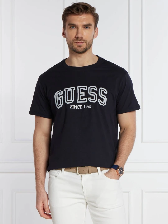 Zdjęcie produktu GUESS T-shirt | Regular Fit granatowy