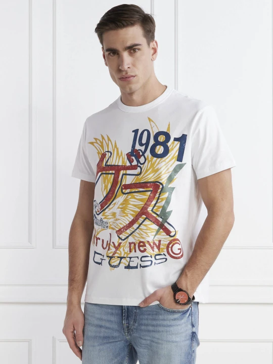 Zdjęcie produktu GUESS T-shirt | Regular Fit biały
