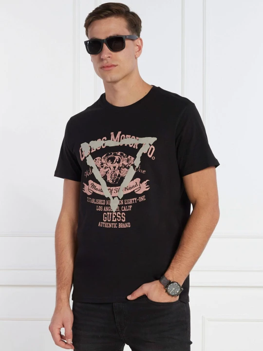 Zdjęcie produktu GUESS T-shirt | Regular Fit czarny