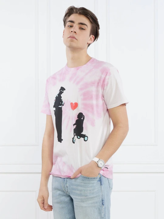 Zdjęcie produktu GUESS T-shirt | Regular Fit różowy