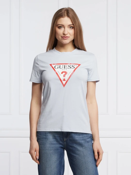 Zdjęcie produktu GUESS T-shirt | Regular Fit błękitny