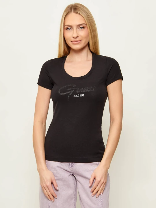 Zdjęcie produktu GUESS T-shirt | Slim Fit czarny