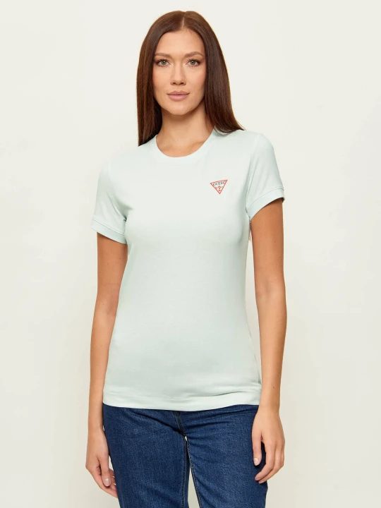 Zdjęcie produktu GUESS T-shirt | Slim Fit miętowy