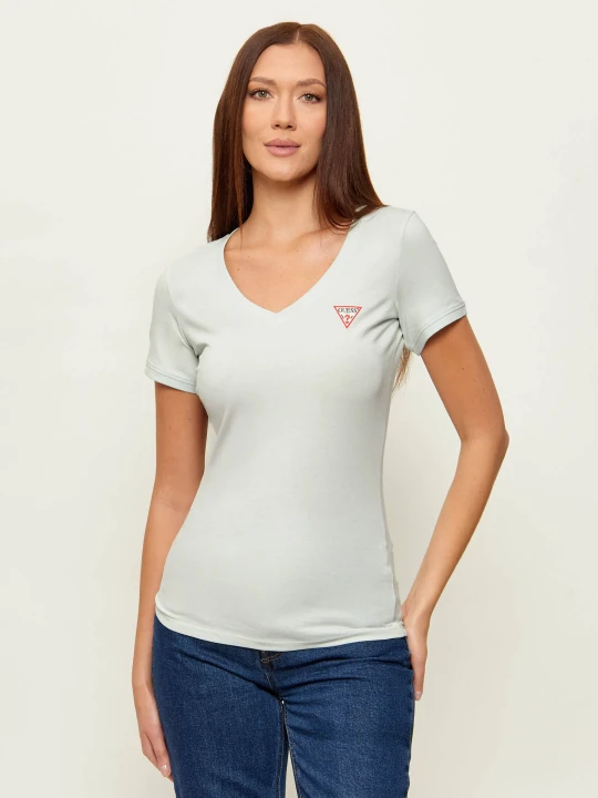 Zdjęcie produktu GUESS T-shirt | Slim Fit miętowy