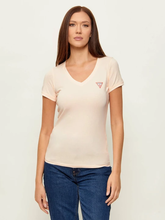Zdjęcie produktu GUESS T-shirt | Slim Fit brzoskwiniowy