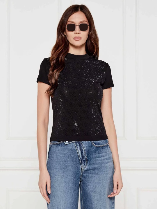 Zdjęcie produktu GUESS T-shirt | Slim Fit czarny
