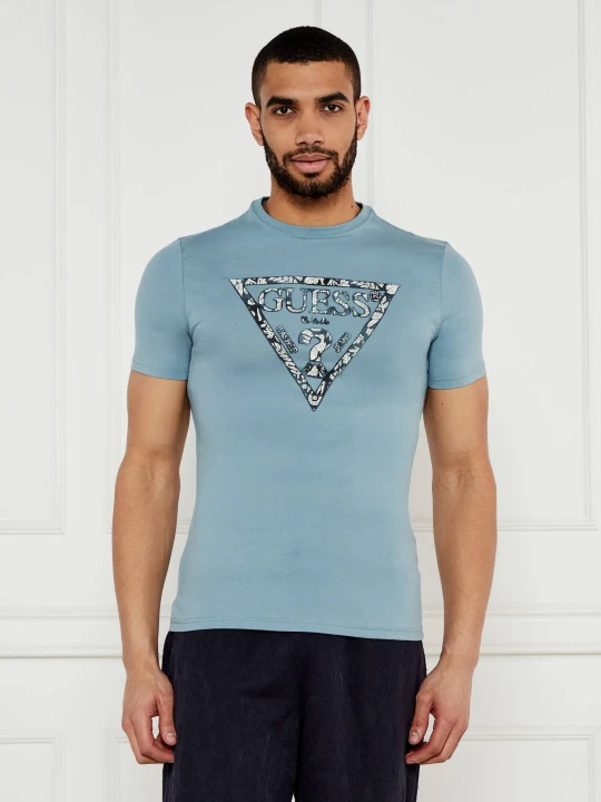 Zdjęcie produktu GUESS T-shirt | Slim Fit niebieski