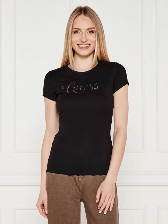Zdjęcie produktu GUESS T-shirt | Slim Fit czarny