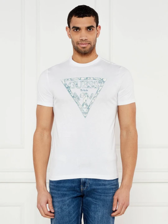 Zdjęcie produktu GUESS T-shirt | Slim Fit biały