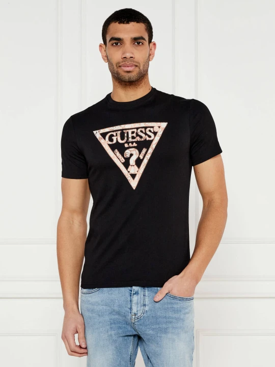 Zdjęcie produktu GUESS T-shirt | Slim Fit czarny