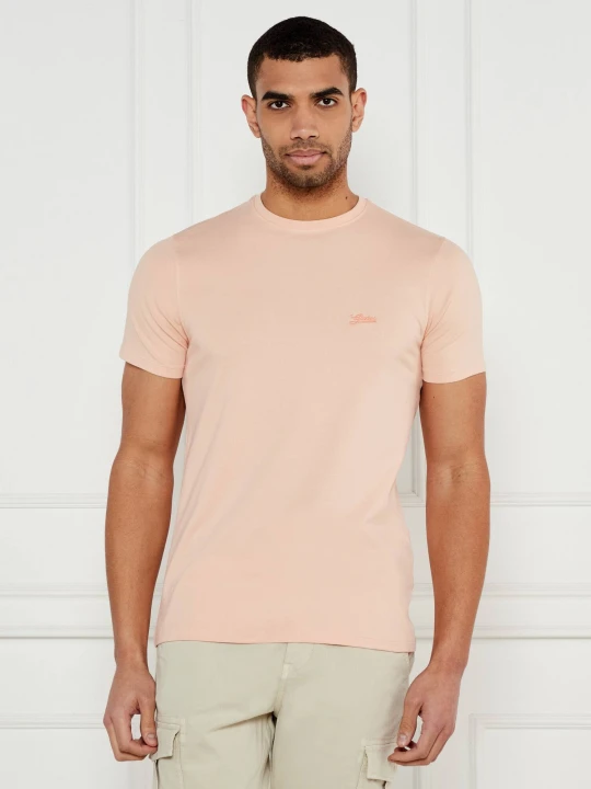 Zdjęcie produktu GUESS T-shirt | Slim Fit brzoskwiniowy