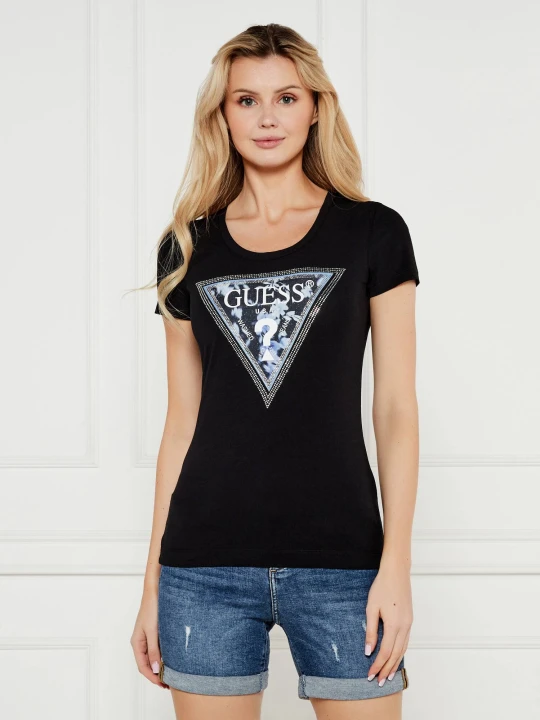 Zdjęcie produktu GUESS T-shirt | Slim Fit czarny