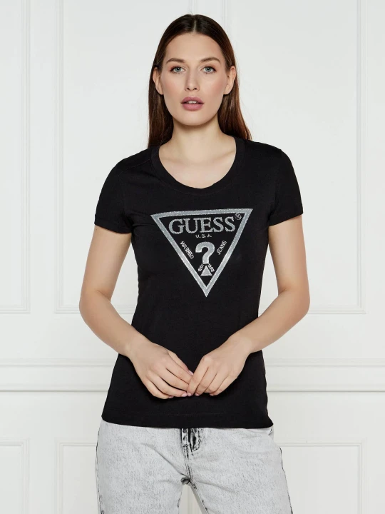Zdjęcie produktu GUESS T-shirt | Slim Fit czarny