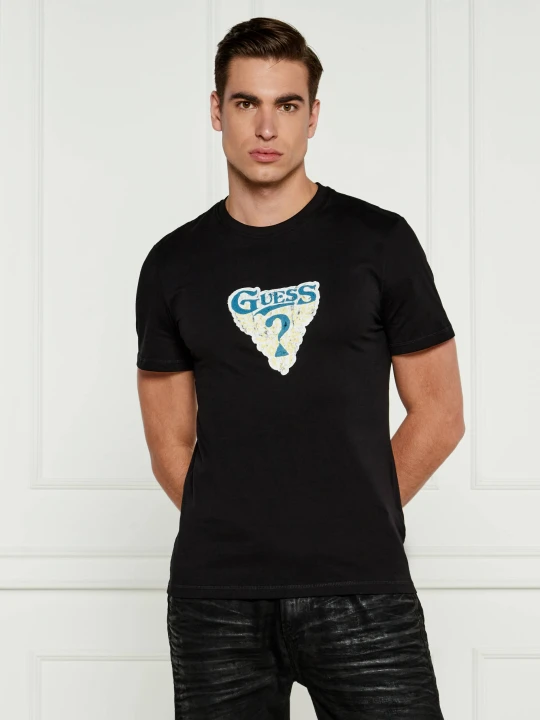 Zdjęcie produktu GUESS T-shirt | Slim Fit czarny