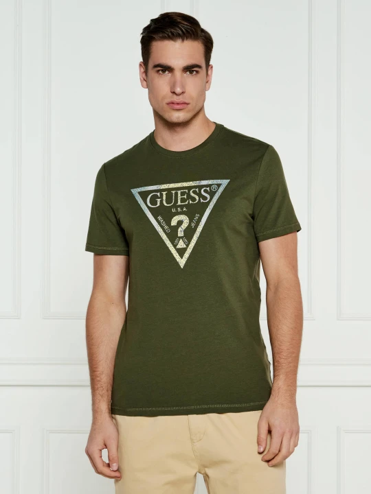 Zdjęcie produktu GUESS T-shirt | Slim Fit khaki