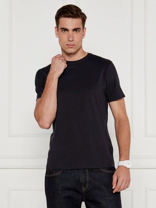 Zdjęcie produktu GUESS T-shirt | Slim Fit granatowy