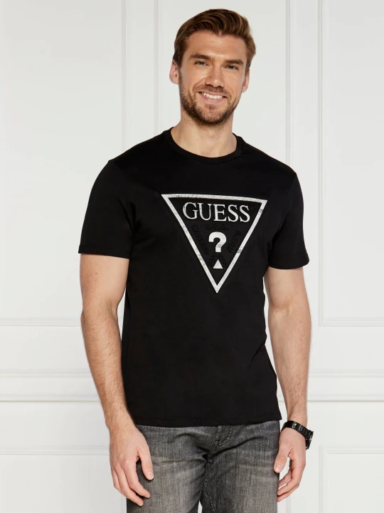 Zdjęcie produktu GUESS T-shirt | Slim Fit czarny