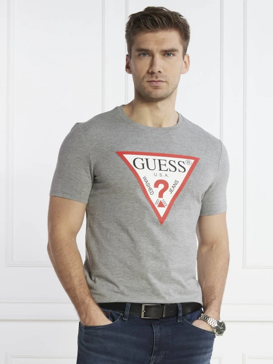 Zdjęcie produktu GUESS T-shirt | Slim Fit szary