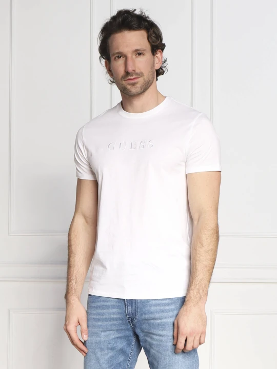 Zdjęcie produktu GUESS T-shirt SS CLASSIC | Regular Fit biały