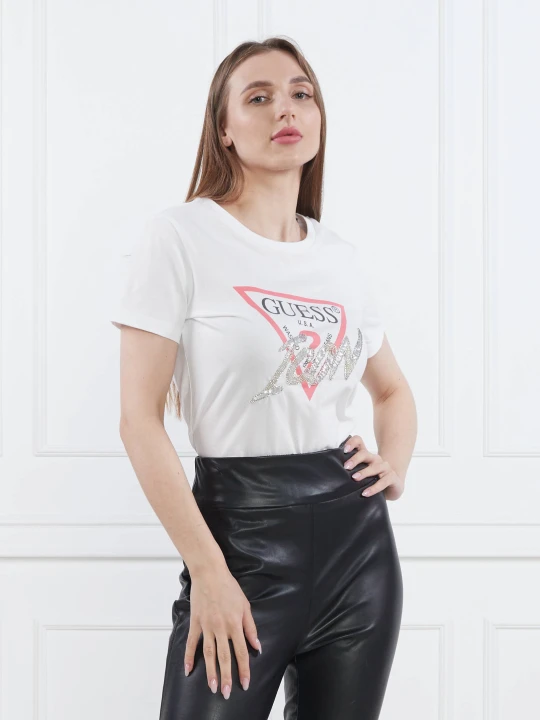 Zdjęcie produktu GUESS T-shirt | Straight fit biały