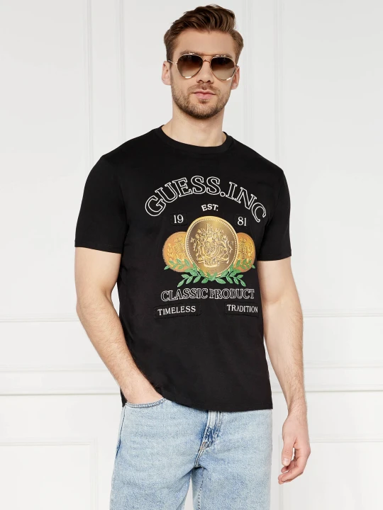Zdjęcie produktu GUESS T-shirt TIMELESS LOGO | Regular Fit czarny