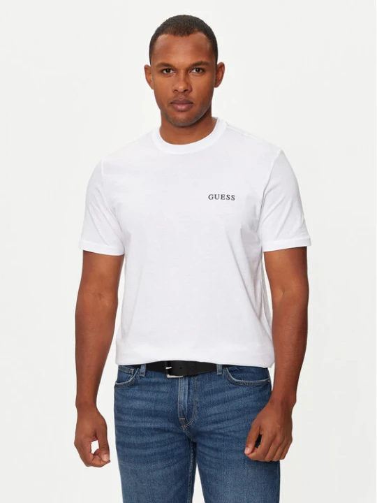 Zdjęcie produktu Guess T-Shirt U4BM03 KCAM1 Biały Regular Fit
