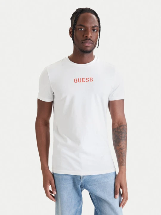 Zdjęcie produktu Guess T-Shirt U6GM01 K6YW1 Biały Regular Fit