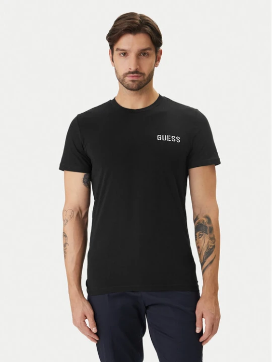 Zdjęcie produktu Guess T-Shirt U6GM03 K6YW1 Czarny Slim Fit