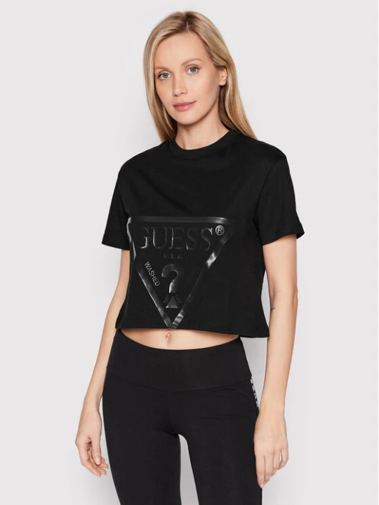 Zdjęcie produktu Guess T-Shirt V2YI06 K8HM0 Czarny Regular Fit